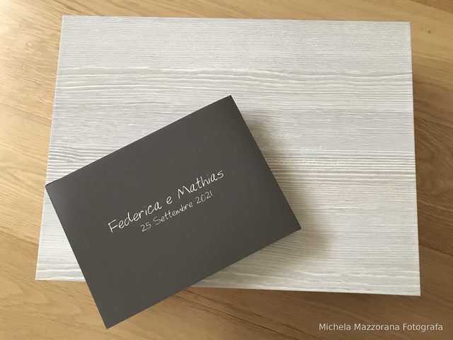 Album di matrimonio stampato e rilegato da Visual Idea, dettaglio 6