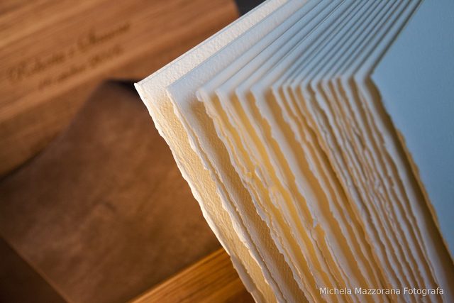 Album di matrimonio stampato e rilegato da Visual Idea, dettaglio 8